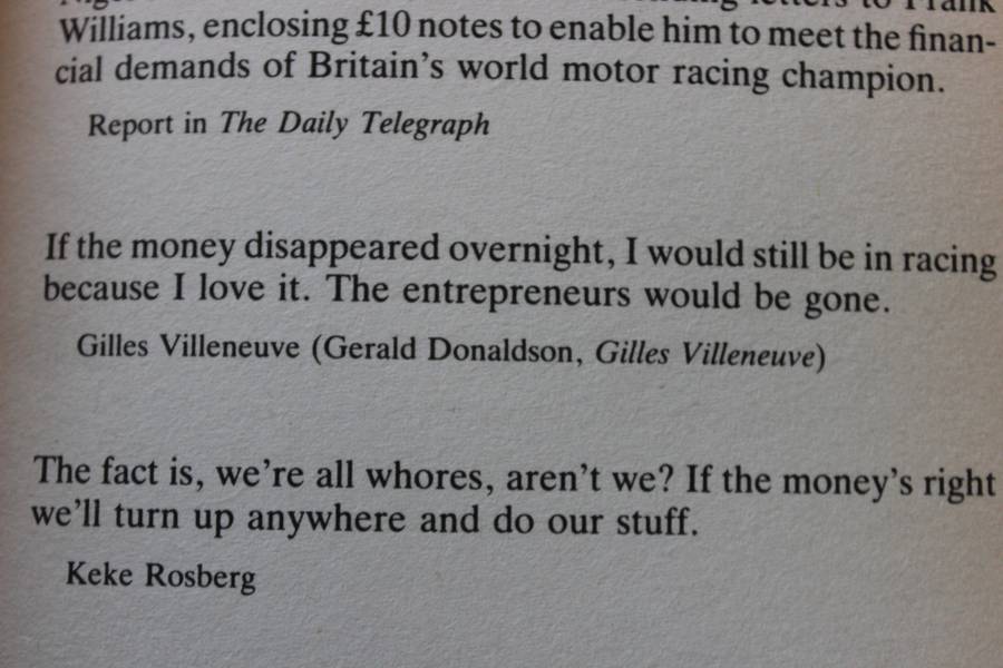 THE GRAND PRIX BOOK OF MOTOR RACING QUOTATIONS  by Eugene Weber