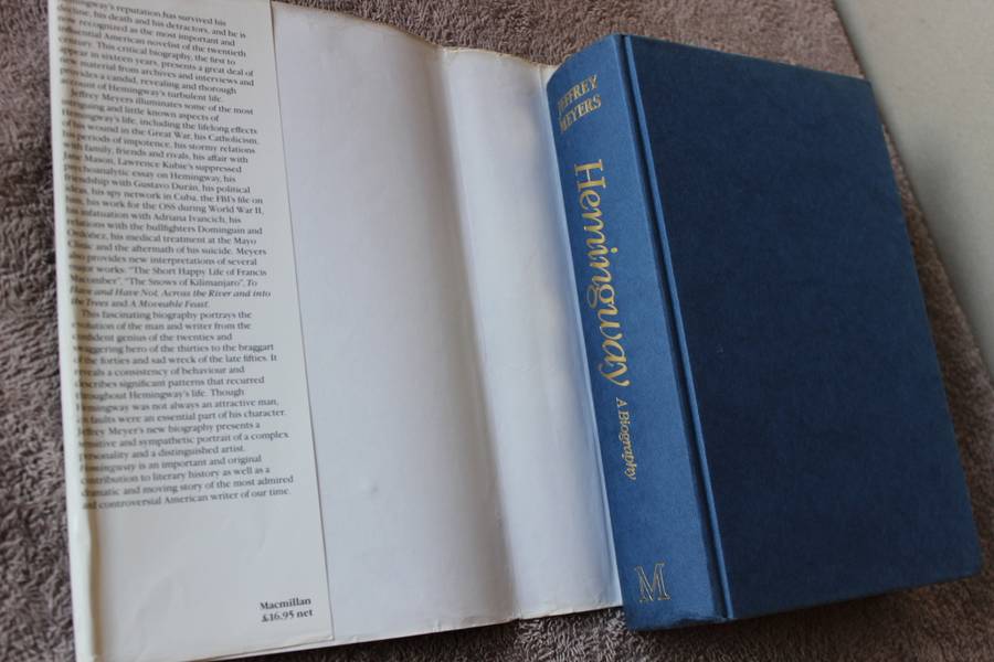 HEMINGWAY  A Biography  by Jeffrey Meyers (C)