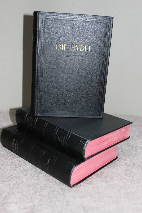 DIE BYBEL MET VERKLARENDE AANTEKENINGE IN DRIE VOLUMES