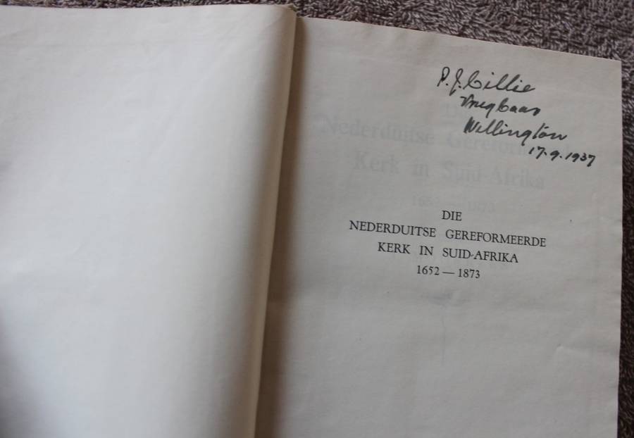 DIE NEDERDUITSE GEREFORMEERDE KERK IN SUID-AFRIKA 1652-1873 deur A. Moorrees.  (P)