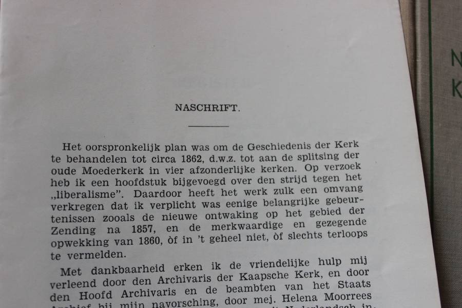 DIE NEDERDUITSE GEREFORMEERDE KERK IN SUID-AFRIKA 1652-1873 deur A. Moorrees.  (P)