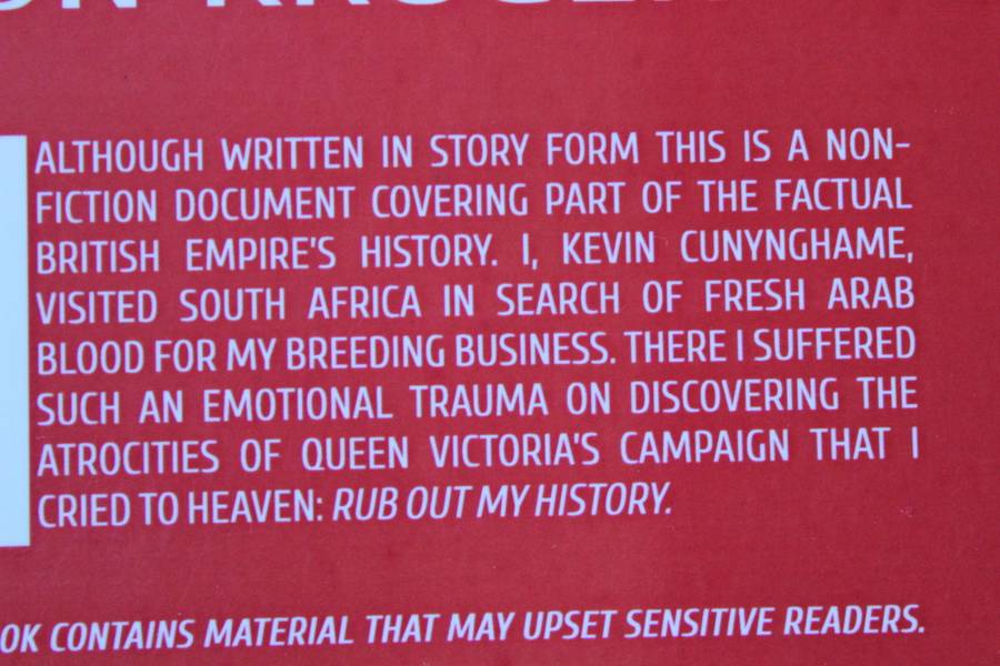 RUB OUT MY HISTORY  by Con Krüger (Anglo-Boer War)