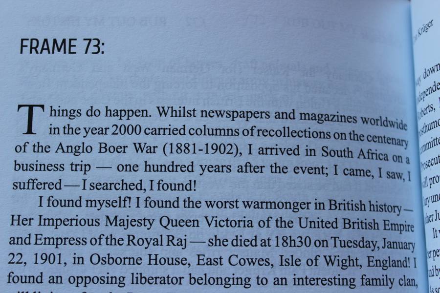 RUB OUT MY HISTORY  by Con Krüger (Anglo-Boer War)