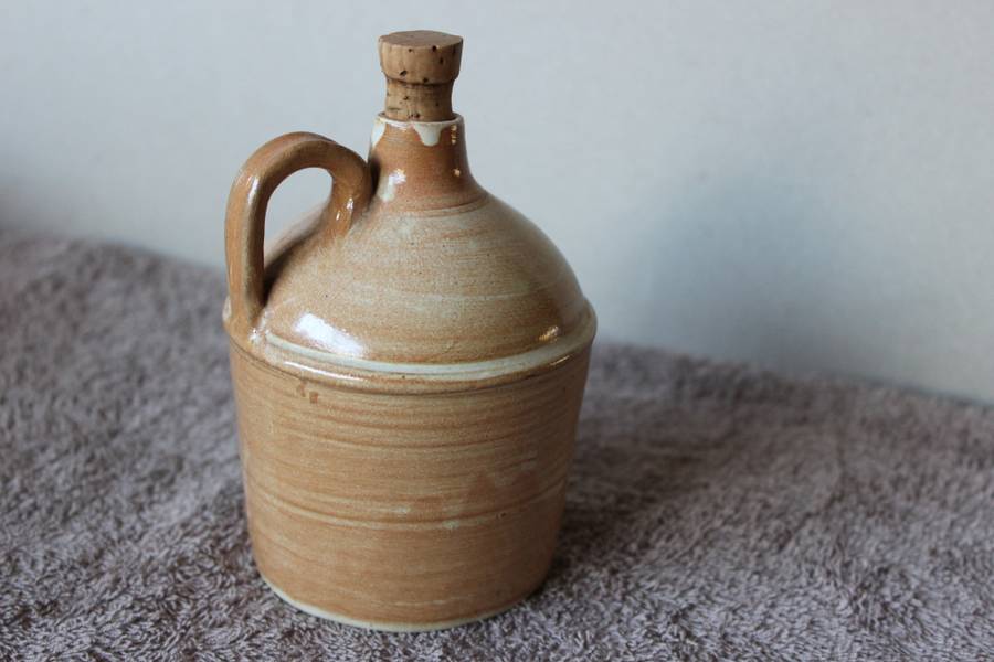 ERDE-KRAFFIE / CERAMIC CASK 500 ml  BOSVELDKULTUUR (leeg / empty)