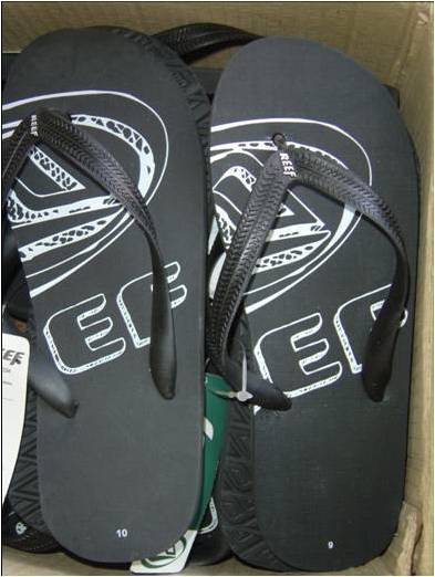Reef Tobago Blk Slops