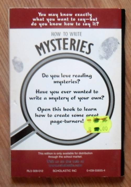 A WRITERS NOTEBOOK: HOW TO WRITE MYSTERIES by Joseph Merrick