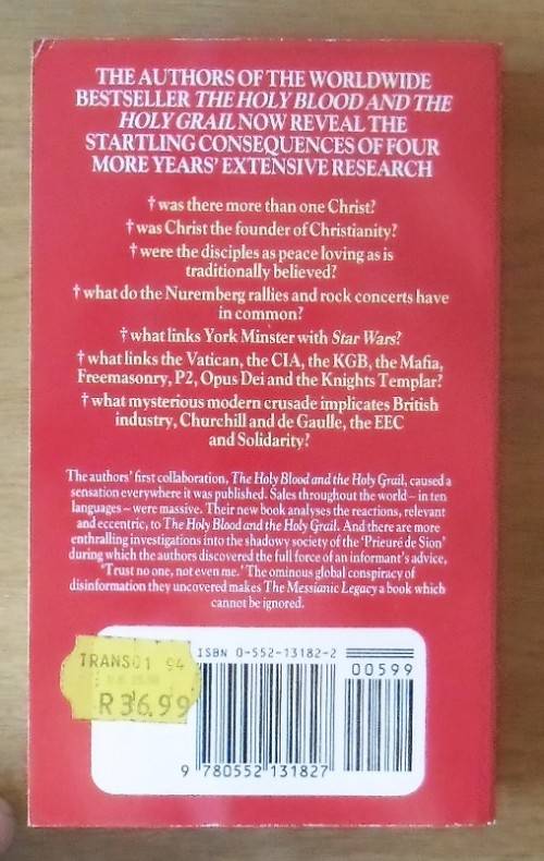 THE MESSIANIC LEGACY by Michael Baigent, Richard Leigh & Henry Lincoln