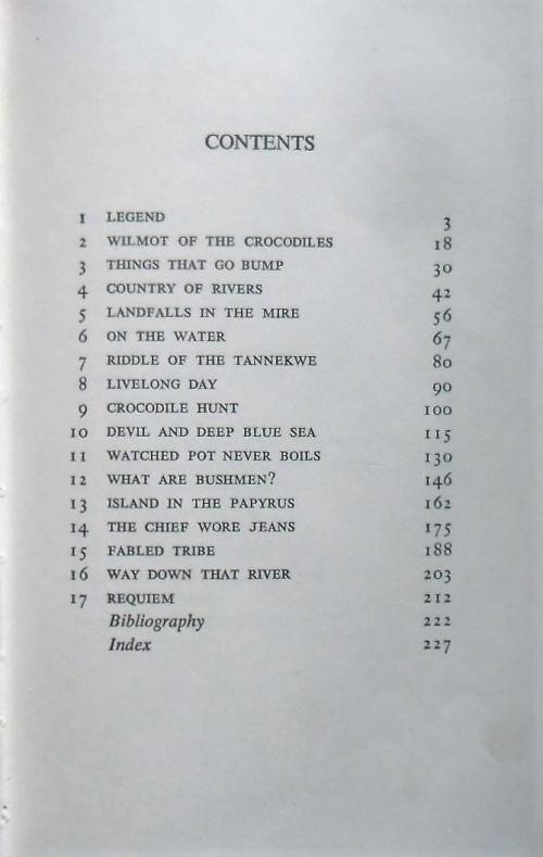 FABLED TRIBE A Voyage to Discover the River Bushmen of the Okavango Swamps by Clive Cowley