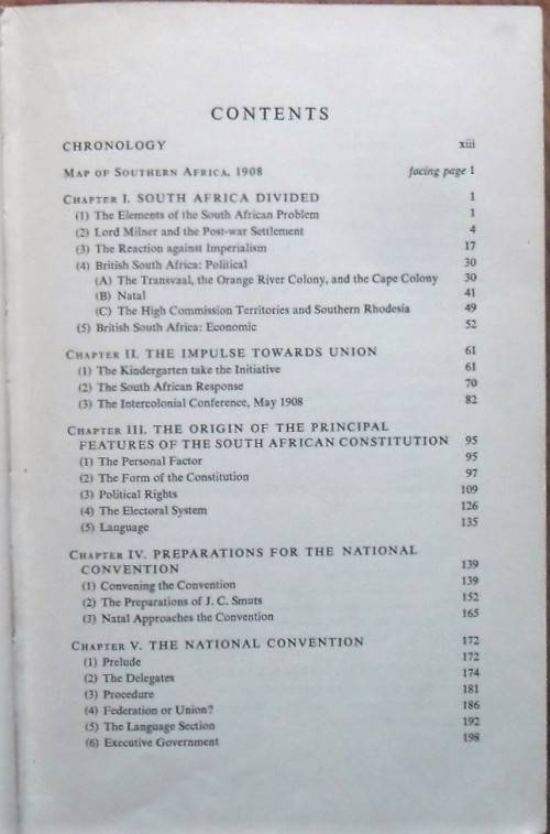 UNIFICATION OF SOUTH AFRICA 1902-1910 by L M Thompson