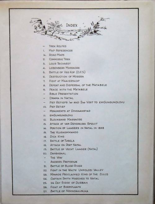 MONUMENTS AND TRAILS OF THE VOORTREKKERS by J L Smail