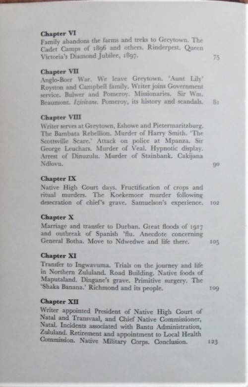 A NATAL FAMILY LOOKS BACK by H C Lugg