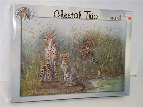 Puzzle - 1500 pieces Cheetah Trio