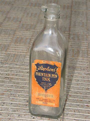 Stephens Fountain pen ink bottle