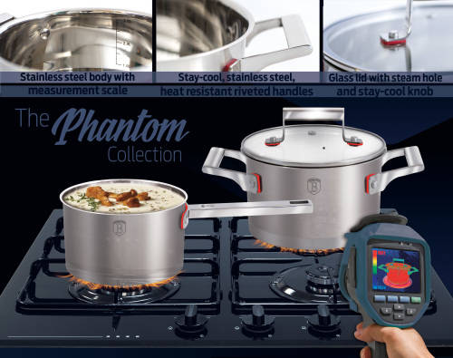 Berlinger Huas 16 cm Stainless Steel Casserole , Phantom Line