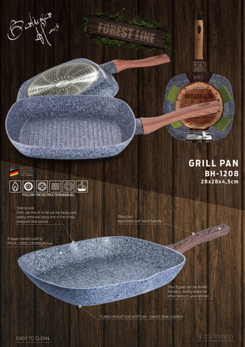 Berlinger Haus BH-1208 Grill pan 28 cm, Forest Line