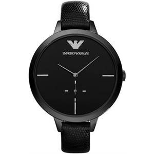 Emporio Armani Classic Womens Black Skinny Watch AR7305 New In box