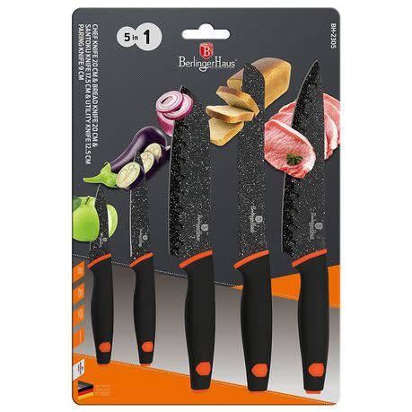 Berlinger Haus 5 pcs knife set, Granit Diamond Line, BH-2305