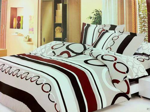 BRAND NEW 6 Piece -Super Soft Cotton Feel lovely queen bed duvet set ******