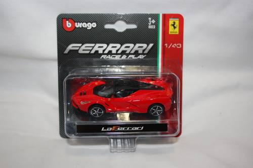 Bburago 1:43 Scale Ferrari LaFerrari Race & Play Die Cast Model
