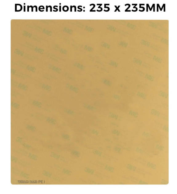 Wham Bam Flexible Build System - 235x235mm 3D printer