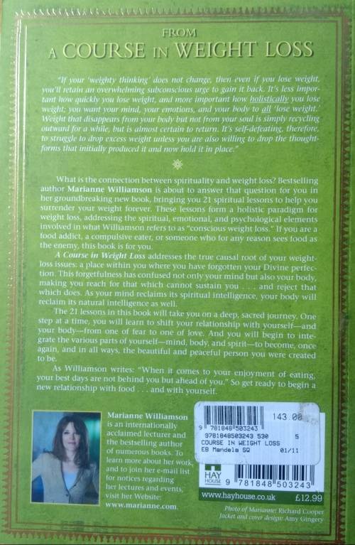 A Course In Weight Loss: Marianne Williamson