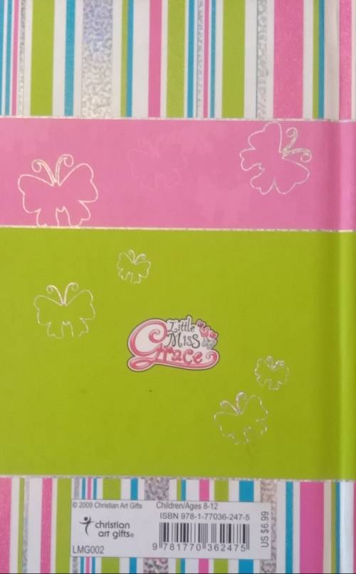 Christian art gifts:Little Miss Grace Promise Book