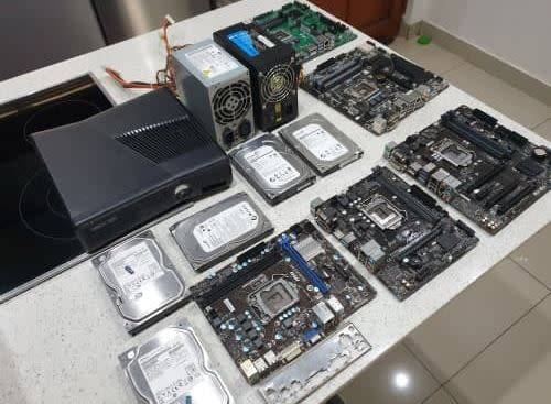 BULK LOT - Motherbaords + Xbox + Hdds + PSUs - For Repairs/Spares