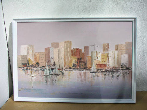 Vintage Durban Bay Abstract - P Rainey