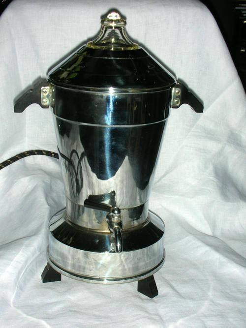 Art Deco Lamp - Chrome Coffee Percolator