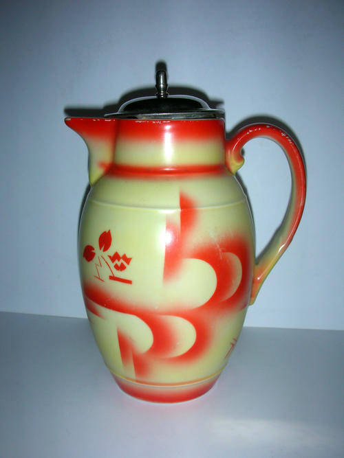 Art Deco/Bauhaus Coffee Pot Chrome Lid