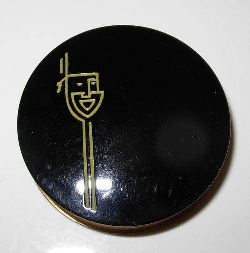 Art Deco Max Factor's Society Makeup Rouge Compact