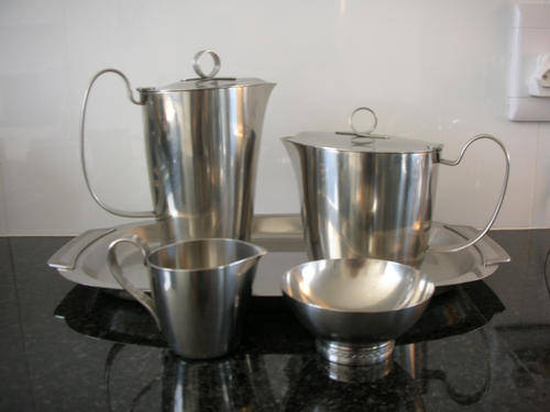 Gense Sweden Stainless Steel  5 PieceTea/Coffee Set - Sven Arne Gillgren