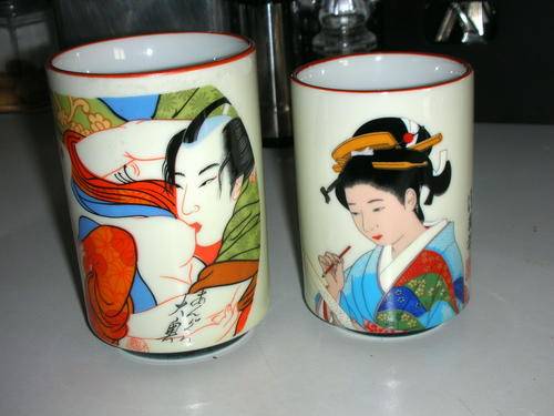 Japanese Tea Mugs/Pen Holders