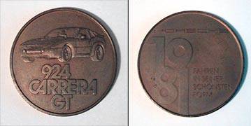 Porsche 924 Carrera GT Medallion 1981