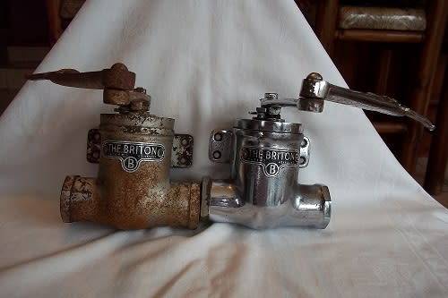 2 Vintage "The Briton" automatic door closers for 1 bid