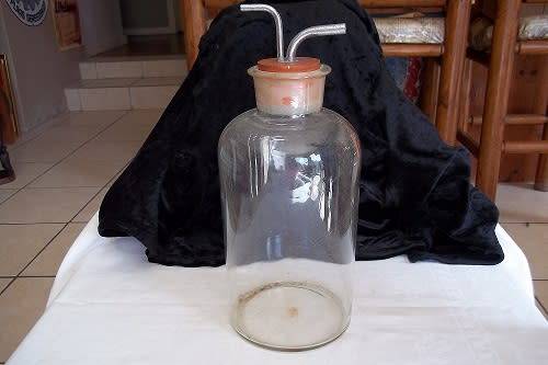 Vintage large glass laboratory/ distilling jar