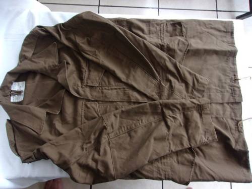 Vintage SADF medium nutria bush jacket
