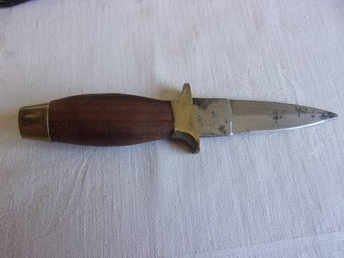 A D.O.W. hunting knife and small Pakistani dagger for 1 bid