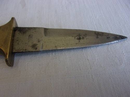 A D.O.W. hunting knife and small Pakistani dagger for 1 bid