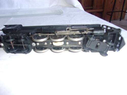 Vintage Mantua Boston & Albany model locomotive & tender in display case