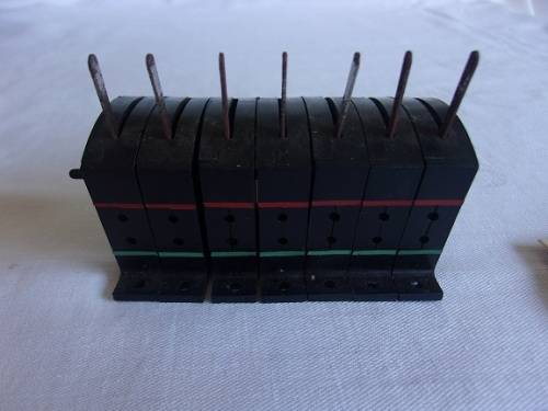 Vintage Tri-ang RT44 7 point Switch  Bank plus 9 X404 Point Motors
