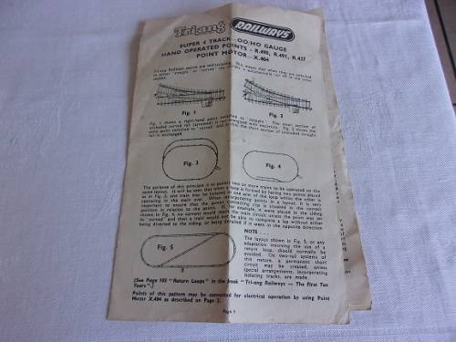 Vintage Tri-ang RT44 7 point Switch  Bank plus 9 X404 Point Motors