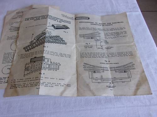 Vintage Tri-ang RT44 7 point Switch  Bank plus 9 X404 Point Motors