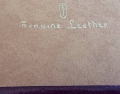 Large vintage burgundy genuine calf leather trinket/ jewellery box