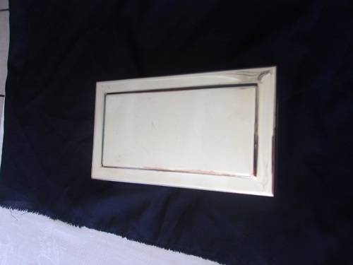 Quality vintage hallmarked A1 silver plated card box