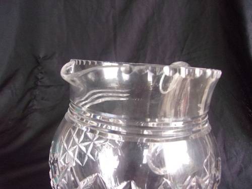 Vintage quality crystal large cordial jug