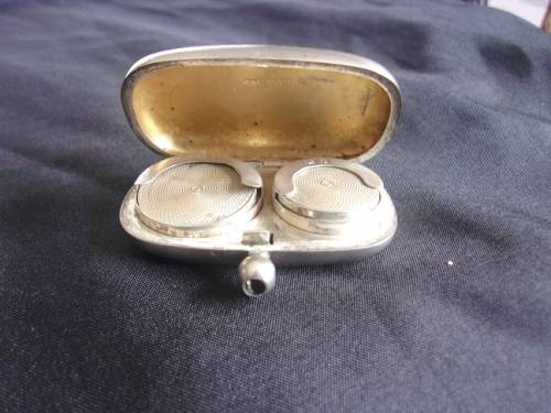 Antique art nouveau Sterling silver sovereign case