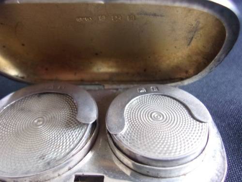 Antique art nouveau Sterling silver sovereign case