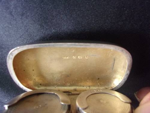 Antique art nouveau Sterling silver sovereign case