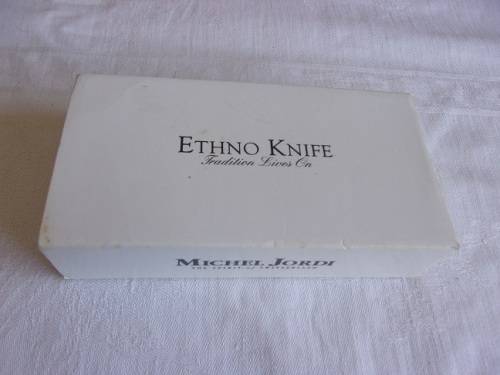 Limited edition Michel Jordi Victorinox Officier Suisse Ethno Knife & leather pouch